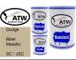 Preview: Dodge, Billet Metallic, SC / JSC: 500ml Lackdose + 500ml Klarlack + 250ml Härter - Set, von ATW Autoteile West.